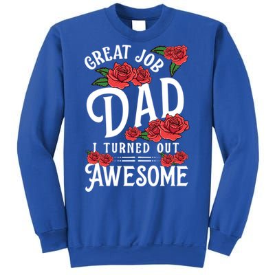 Dear Dad Funny Father Graphic Fatherhood Papa Cute Gift Sweatshirt