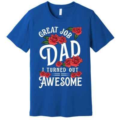 Dear Dad Funny Father Graphic Fatherhood Papa Cute Gift Premium T-Shirt