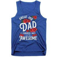 Dear Dad Funny Father Graphic Fatherhood Papa Cute Gift Tank Top