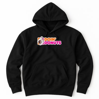 Doin' Donuts Funny Racing & Drift Car Enthusiast Hoodie