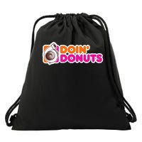 Doin' Donuts Funny Racing & Drift Car Enthusiast Drawstring Bag