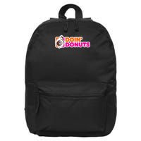 Doin' Donuts Funny Racing & Drift Car Enthusiast 16 in Basic Backpack