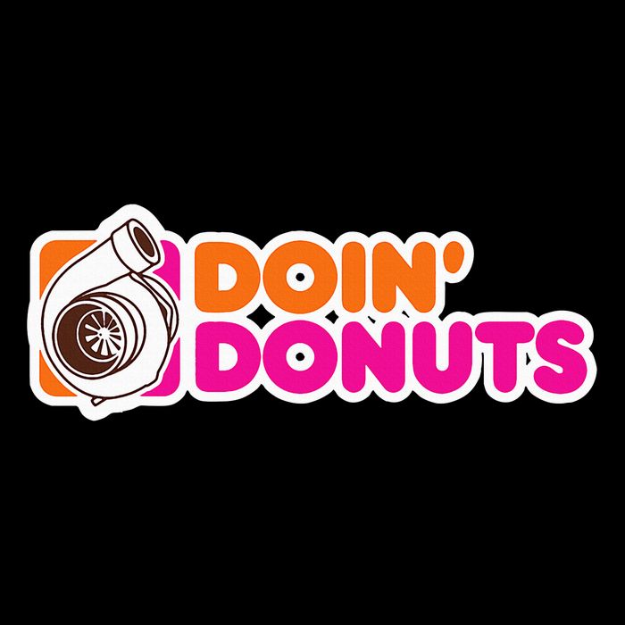 Doin' Donuts Funny Racing & Drift Car Enthusiast 16 in Basic Backpack
