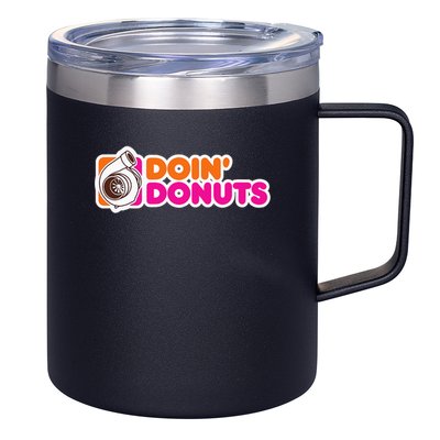 Doin' Donuts Funny Racing & Drift Car Enthusiast 12oz Stainless Steel Coffee Mug