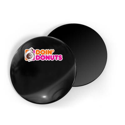 Doin' Donuts Funny Racing & Drift Car Enthusiast Magnet
