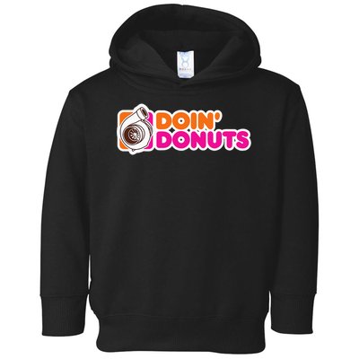 Doin' Donuts Funny Racing & Drift Car Enthusiast Toddler Hoodie