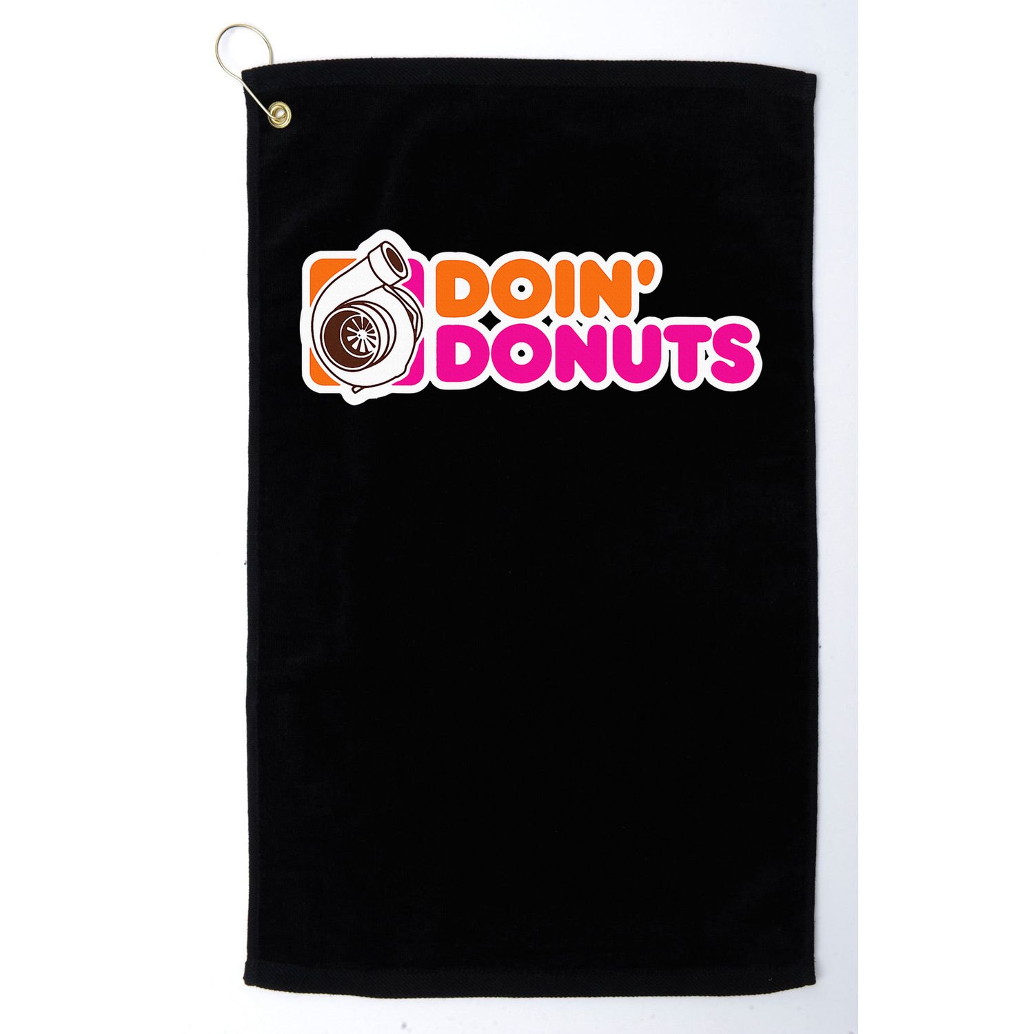 Doin' Donuts Funny Racing & Drift Car Enthusiast Golf Towel