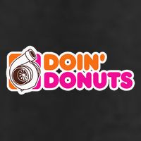 Doin' Donuts Funny Racing & Drift Car Enthusiast Golf Towel