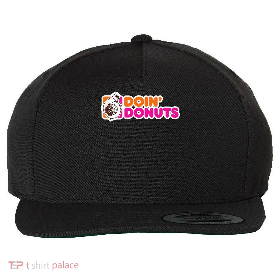 Doin' Donuts Funny Racing & Drift Car Enthusiast Wool Snapback Cap