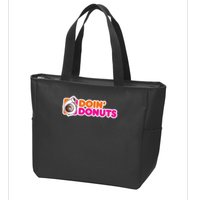 Doin' Donuts Funny Racing & Drift Car Enthusiast Zip Tote Bag