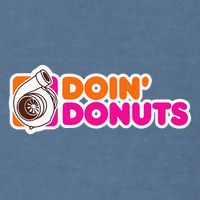 Doin' Donuts Funny Racing & Drift Car Enthusiast Garment-Dyed Sweatshirt