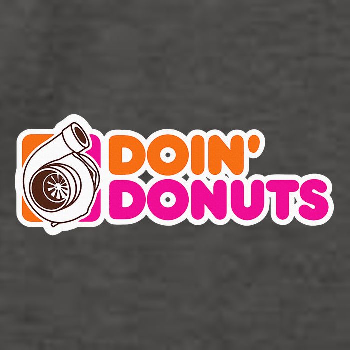 Doin' Donuts Funny Racing & Drift Car Enthusiast Vector Backpack