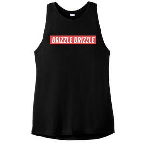 Drizzle Drizzle Funny Soft Guy Era Meme Funny Meme Quirky Sarcasm Trendy Ladies PosiCharge Tri-Blend Wicking Tank