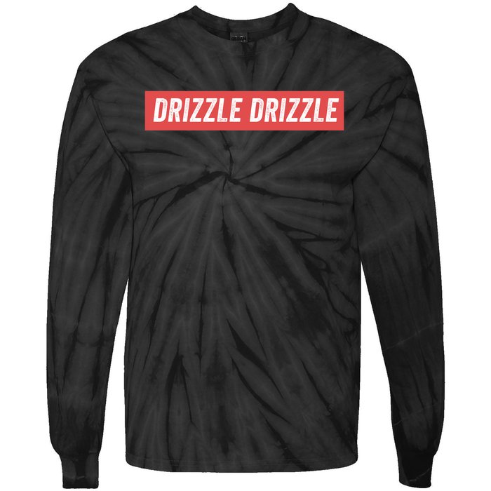 Drizzle Drizzle Funny Soft Guy Era Meme Funny Meme Quirky Sarcasm Trendy Tie-Dye Long Sleeve Shirt