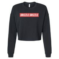 Drizzle Drizzle Funny Soft Guy Era Meme Funny Meme Quirky Sarcasm Trendy Cropped Pullover Crew