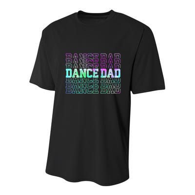 Dance Dad Funny Dancing Daddy Proud Dancer Dad Fathers Day Youth Performance Sprint T-Shirt