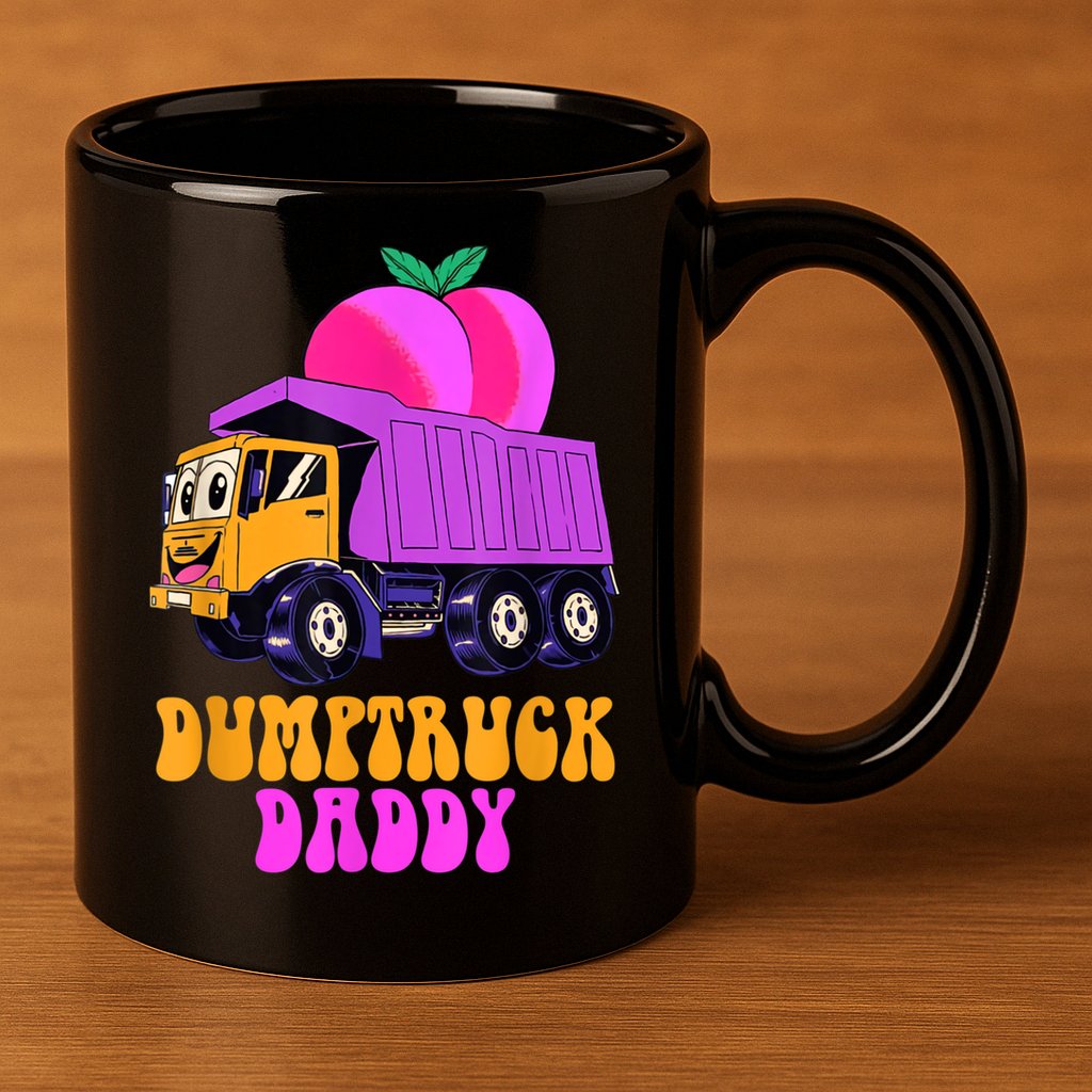 Dumptruck Daddy Funny 11oz C Handle Ceramic Mug