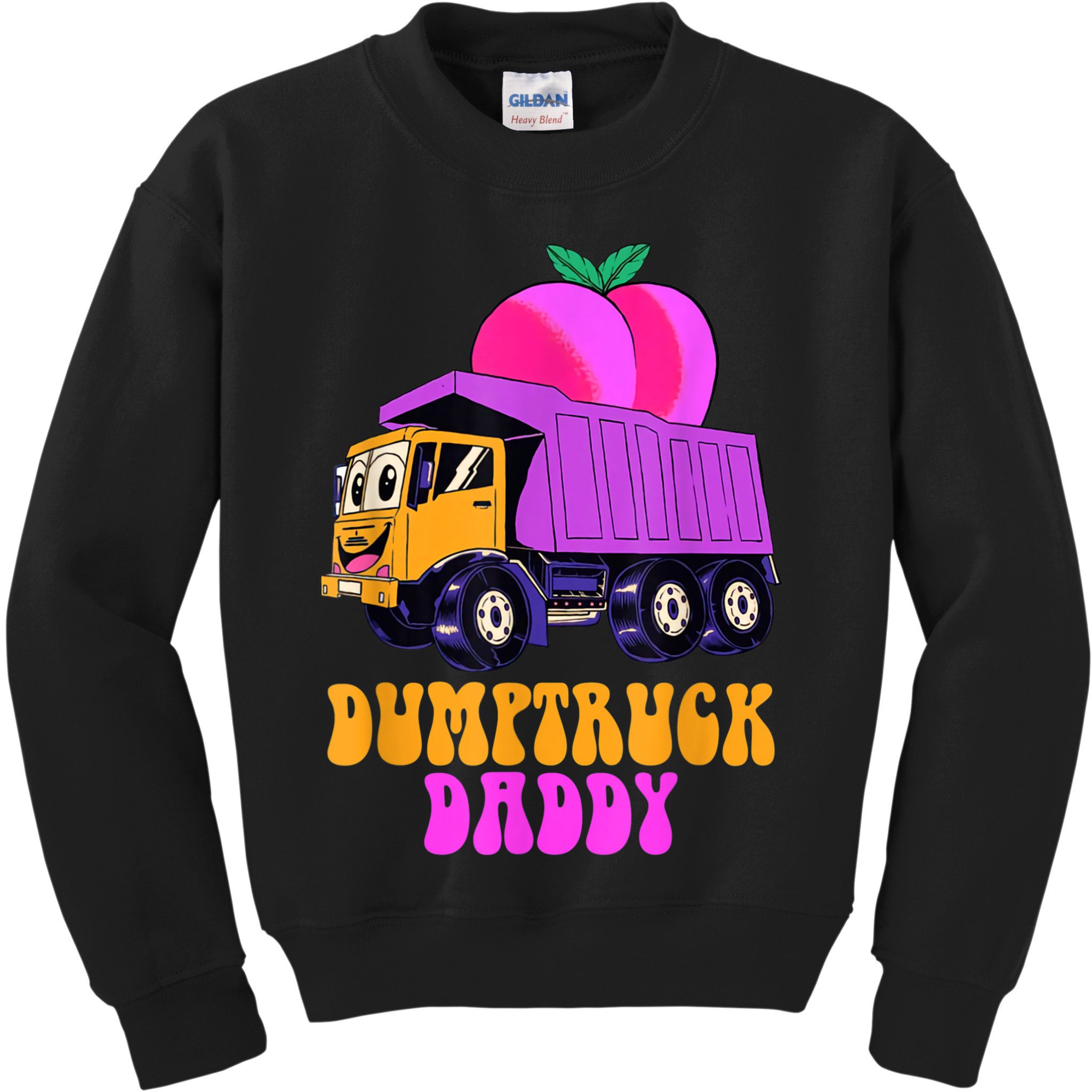 Dumptruck Daddy Funny Kids Sweatshirt