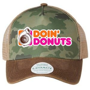 Doin Donuts FunnyRacing & Drift Car Enthusiast Legacy Tie Dye Trucker Hat