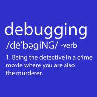 Debugging Definition Funny Programming Software Developer Meaningful Gift Long Sleeve Shirt
