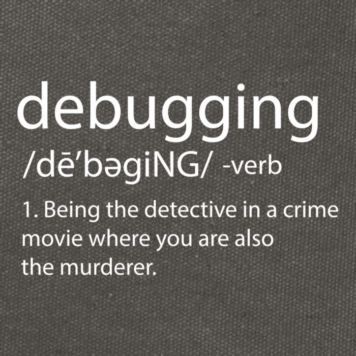 Debugging Definition Funny Programming Software Developer Meaningful Gift Cotton Canvas Backpack