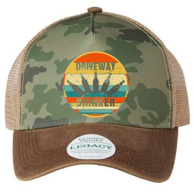 Driveway Drinker Funny Drinking Lover Humor For Dad Daddy Legacy Tie Dye Trucker Hat