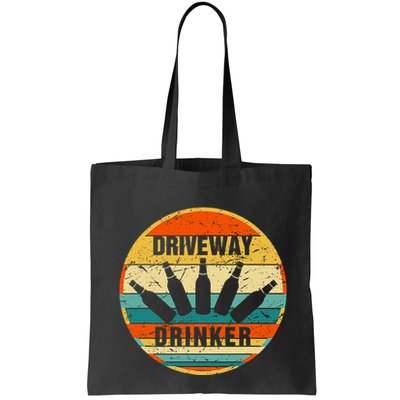 Driveway Drinker Funny Drinking Lover Humor For Dad Daddy Bag