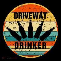 Driveway Drinker Funny Drinking Lover Humor For Dad Daddy Bag