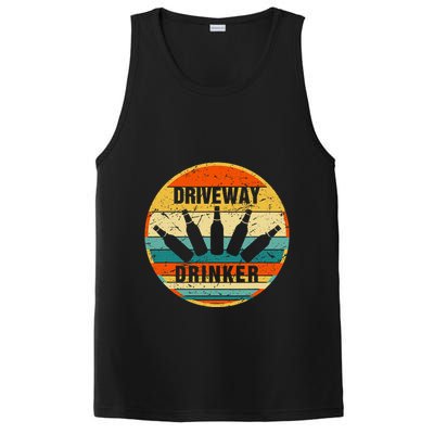 Driveway Drinker Funny Drinking Lover Humor For Dad Daddy PosiCharge Competitor Tank