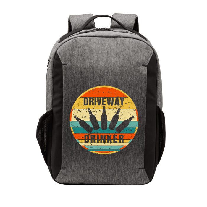Driveway Drinker Funny Drinking Lover Humor For Dad Daddy Vector Backpack