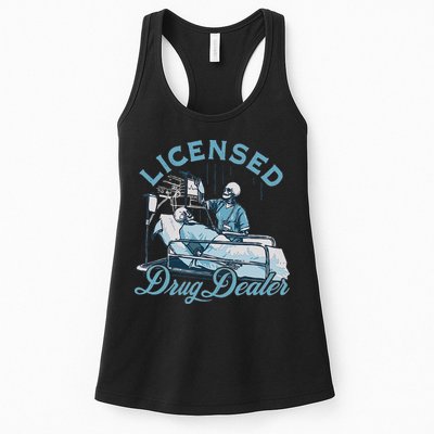 Drug Dealer Funny Nurse Doctor Humor Womens Tank Top