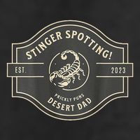 Desert Dad Fun Logo Stinger Spotting! Cool Comfort Performance Bucket Hat