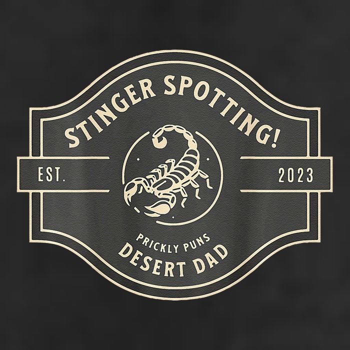 Desert Dad Fun Logo Stinger Spotting! Cool Comfort Performance Bucket Hat