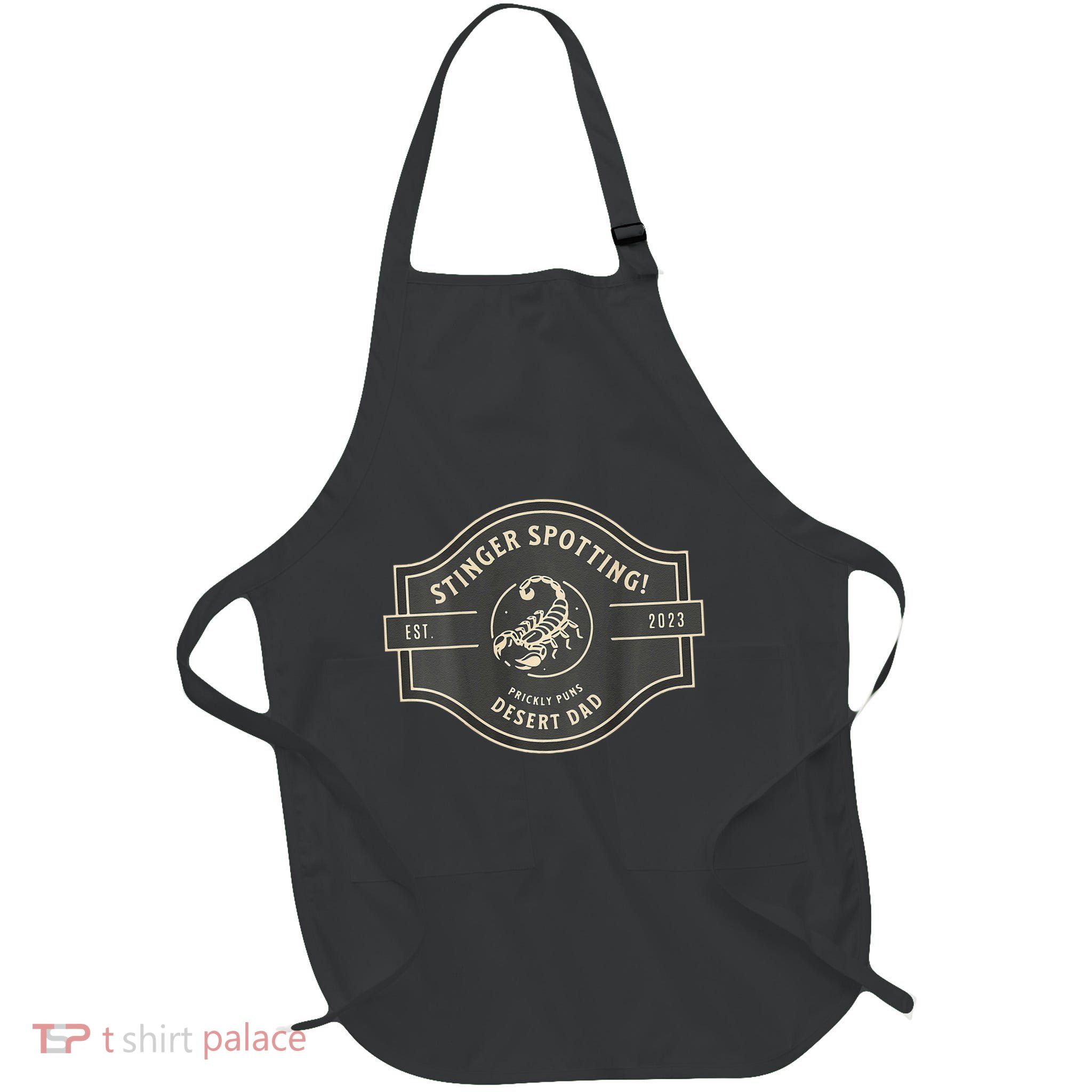 Desert Dad Fun Logo Stinger Spotting! Apron