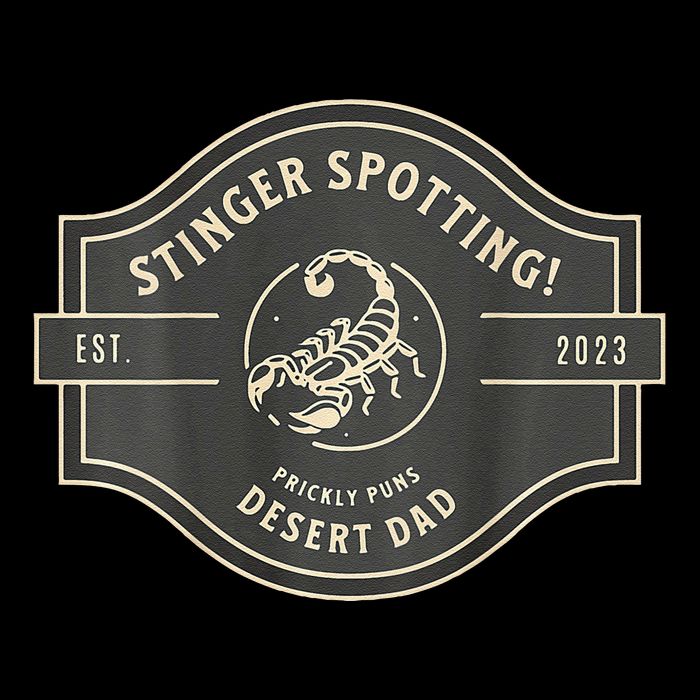 Desert Dad Fun Logo Stinger Spotting! Apron