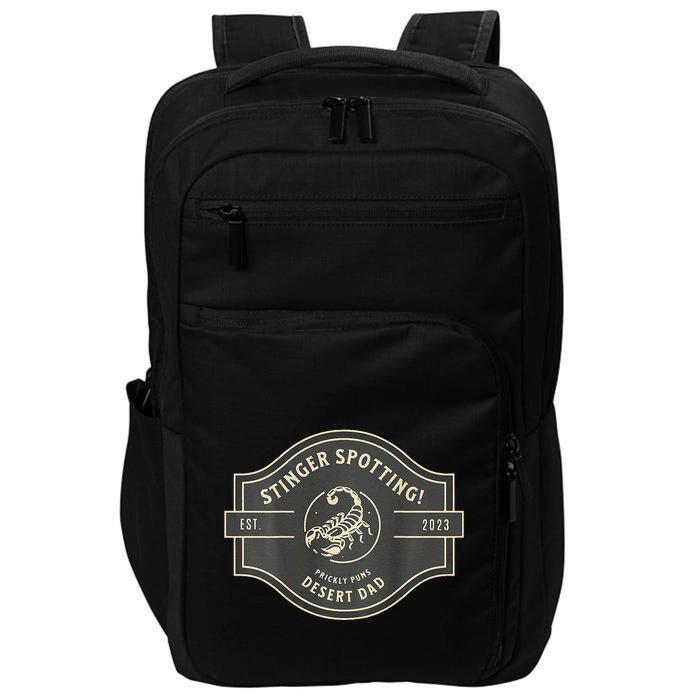 Desert Dad Fun Logo Stinger Spotting! Impact Tech Backpack