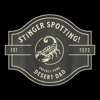 Desert Dad Fun Logo Stinger Spotting! Impact Tech Backpack