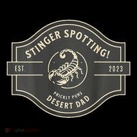 Desert Dad Fun Logo Stinger Spotting! Bucket Hat