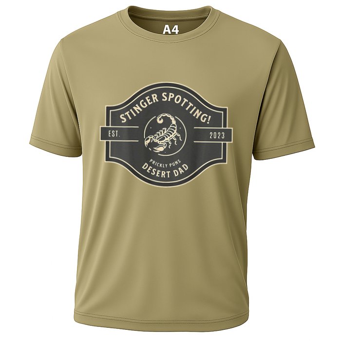 Desert Dad Fun Logo Stinger Spotting! Cooling Performance Crew T-Shirt