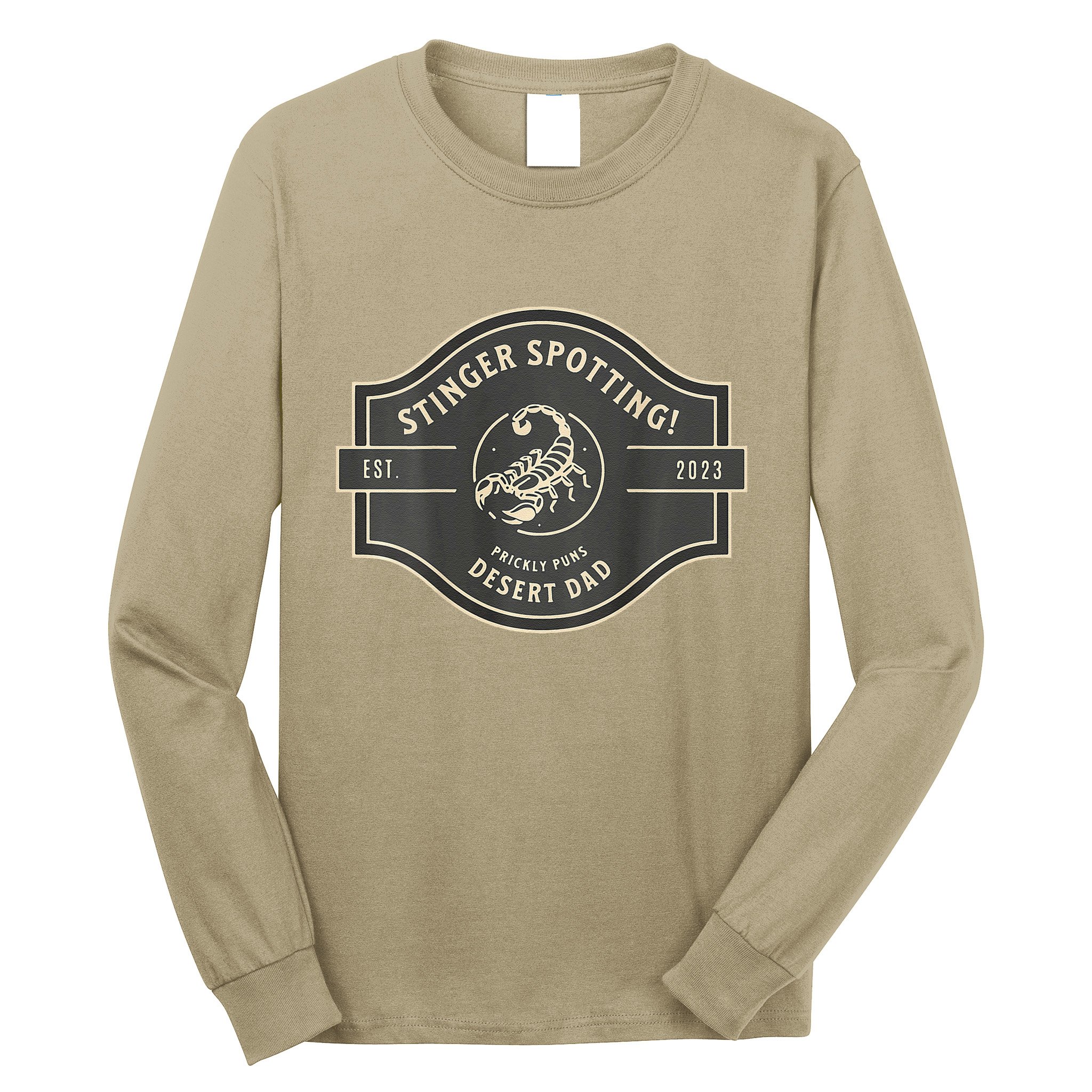 Desert Dad Fun Logo Stinger Spotting! Long Sleeve Shirt