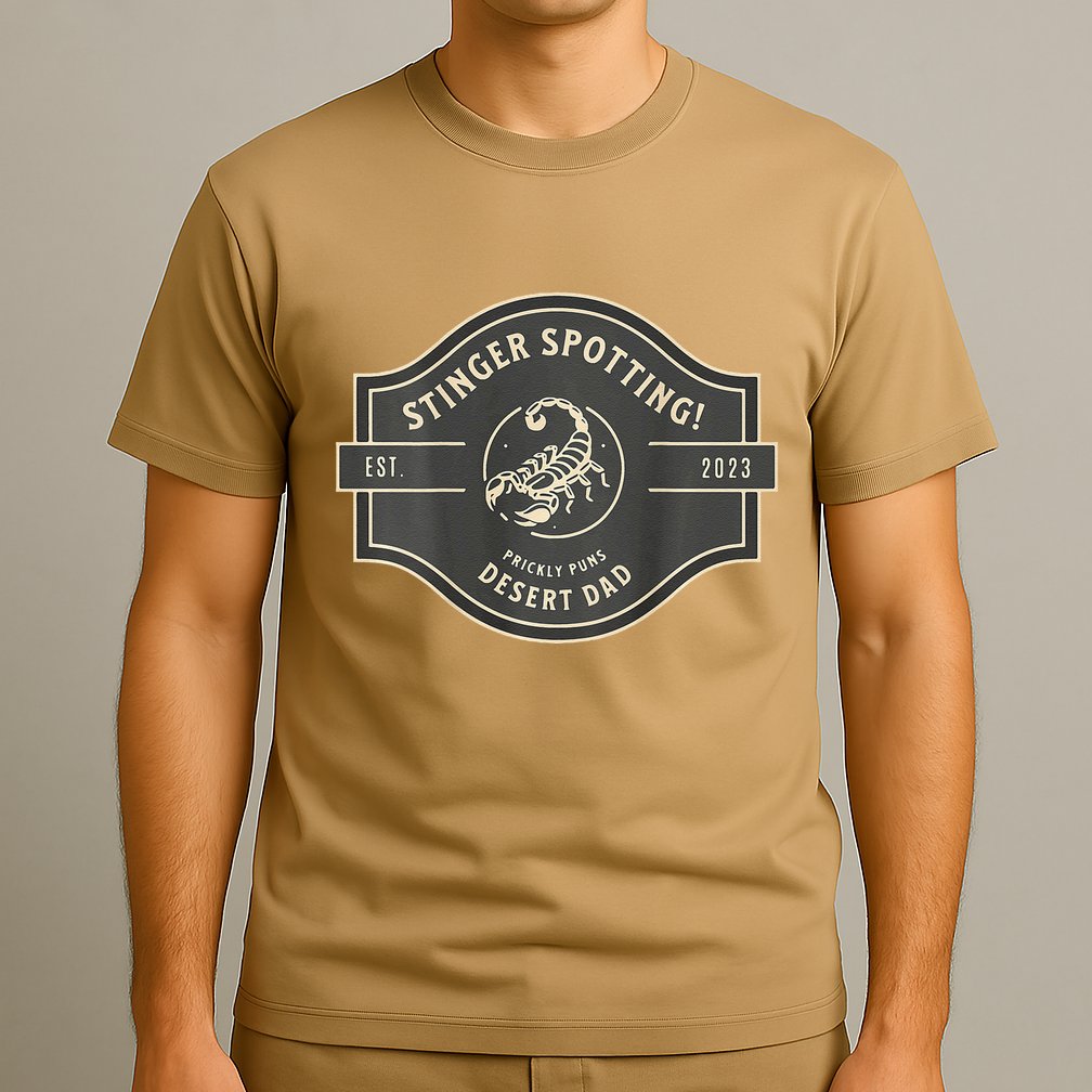 Desert Dad Fun Logo Stinger Spotting! T-Shirt