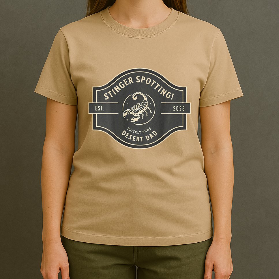 Desert Dad Fun Logo Stinger Spotting! T-Shirt