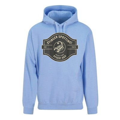 Desert Dad Fun Logo Stinger Spotting! Unisex Surf Hoodie