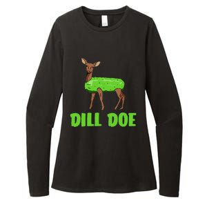 Dill Doe Funny Adult Humor Funny Nature Deer Redneck Womens CVC Long Sleeve Shirt