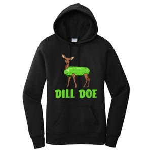 Dill Doe Funny Adult Humor Funny Nature Deer Redneck Women's Pullover Hoodie