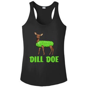 Dill Doe Funny Adult Humor Funny Nature Deer Redneck Ladies PosiCharge Competitor Racerback Tank