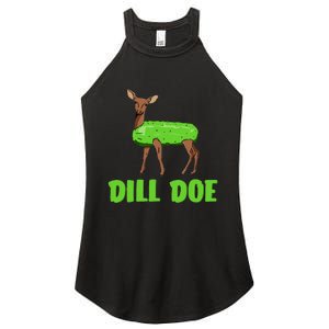 Dill Doe Funny Adult Humor Funny Nature Deer Redneck Women's Perfect Tri Rocker Tank