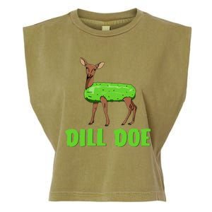 Dill Doe Funny Adult Humor Funny Nature Deer Redneck Garment-Dyed Women's Muscle Tee