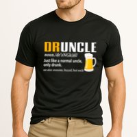 Druncle Definition Funny Gift For Uncle Present Novelty Cooling Performance Crew T-Shirt