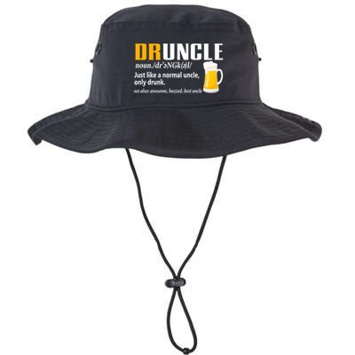 Druncle Definition Funny Gift For Uncle Present Novelty Bucket Hat